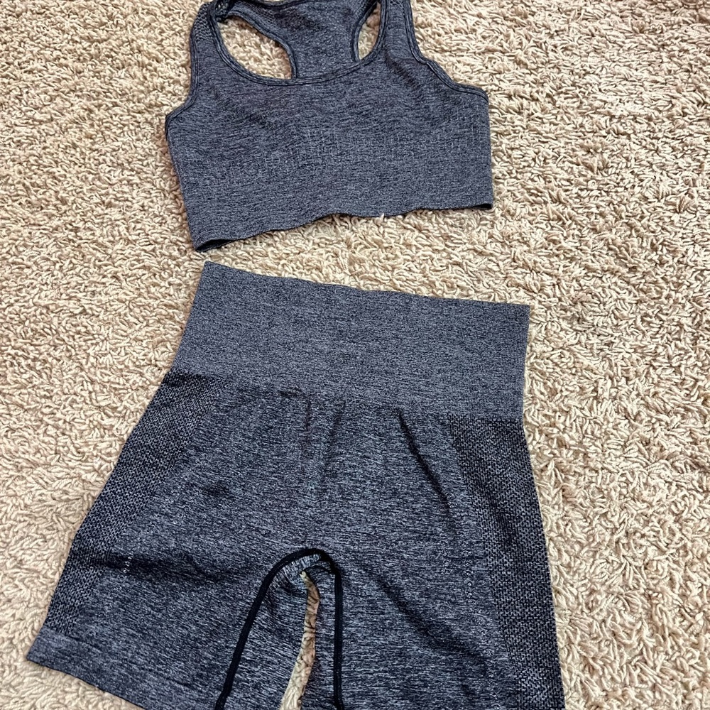 Cute workout short set
